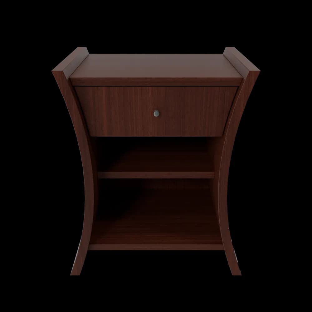 Bedside Table African Cherry - image 1