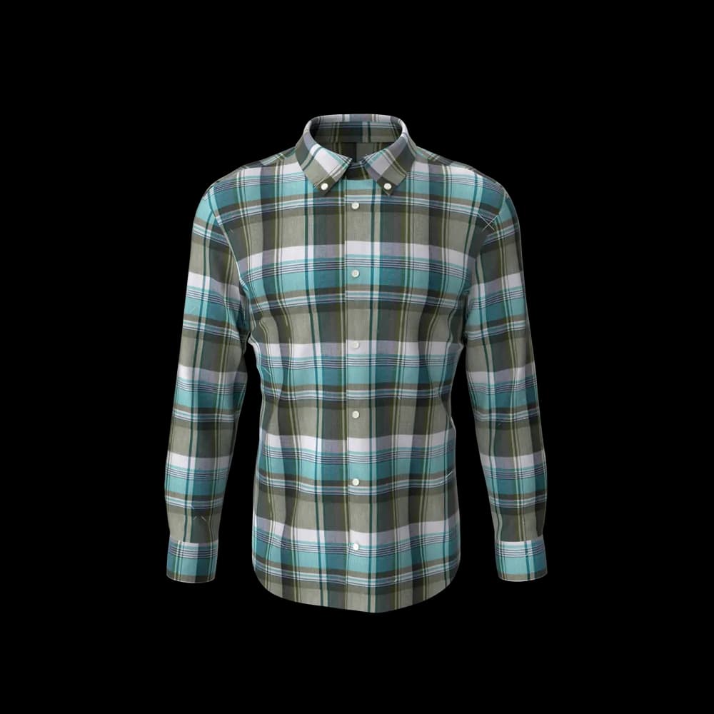 Men Check Shirt - image 1